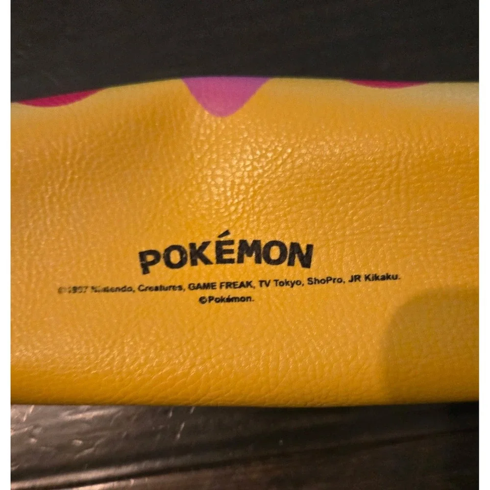 Pokemon Pikachu Pencil Case Cosmetic Bag Yellow Zipper‎ Pouch Nintendo